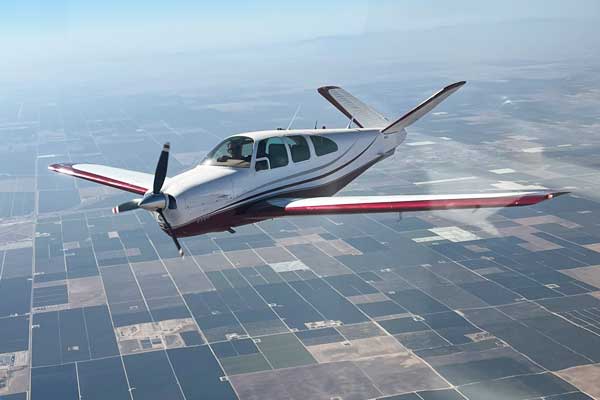 Beechcraft N35 Bonanza (In Flight)