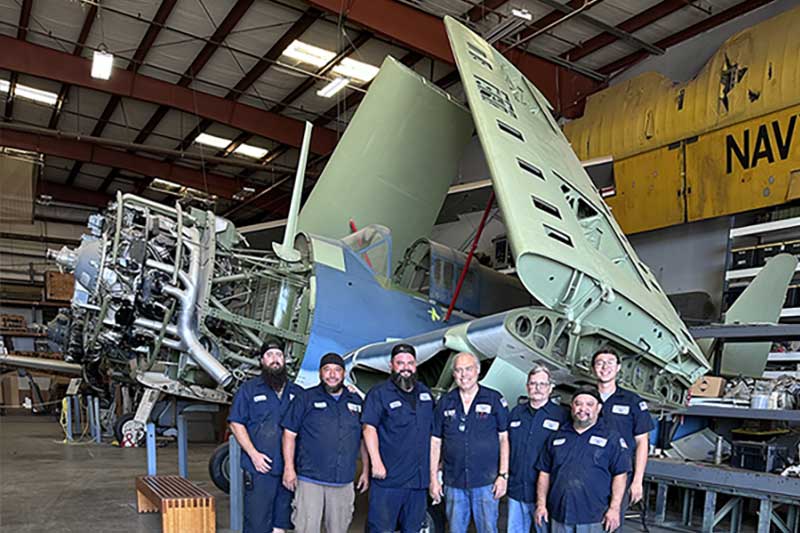 Yanks Air Museum Restoration Crew Team Chino California