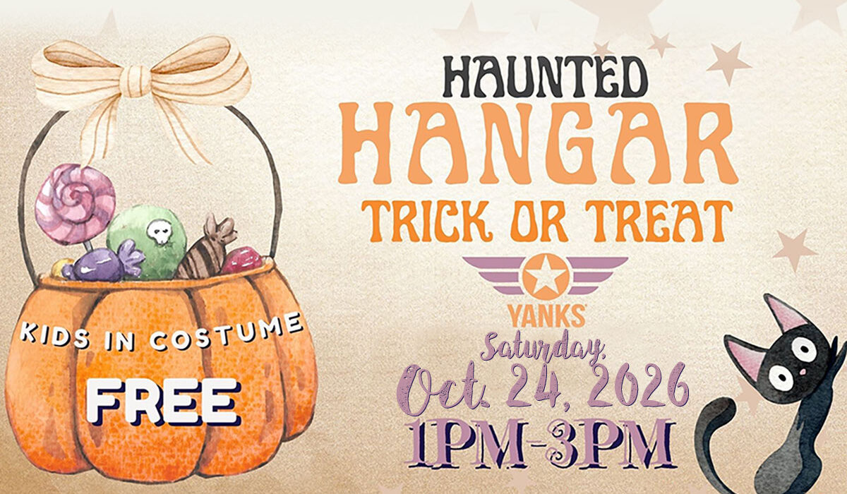 Halloween Hangar Trick or Treat event at Yanks Air Museum