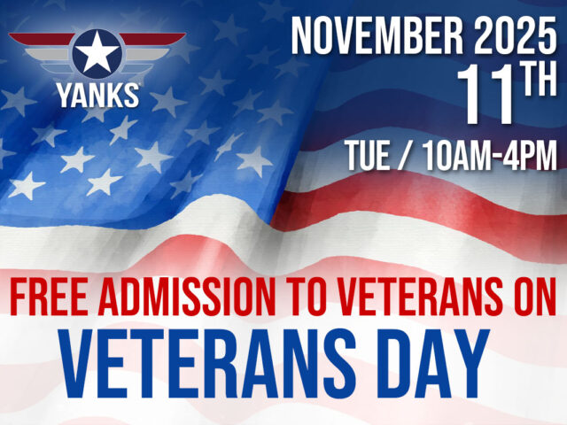 FREE Admission to Veterans on Veterans Day on November 11