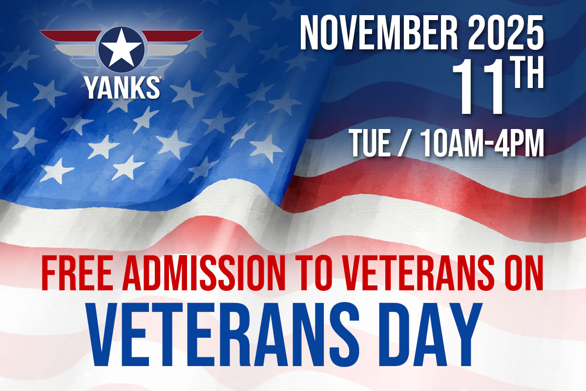 FREE Admission to Veterans on Veterans Day on November 11