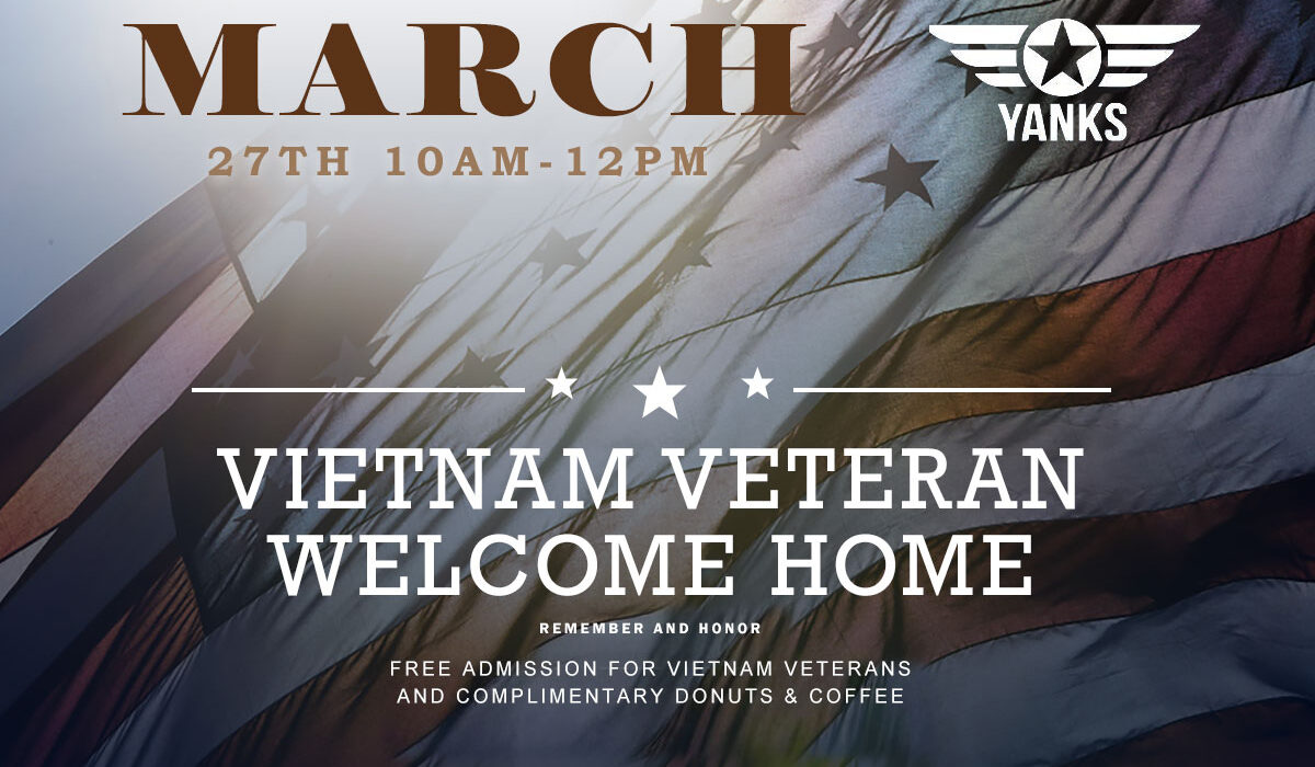 Vietnam Veteran Welcome Home - Remember and Honor - Saturday, March 27, 2027