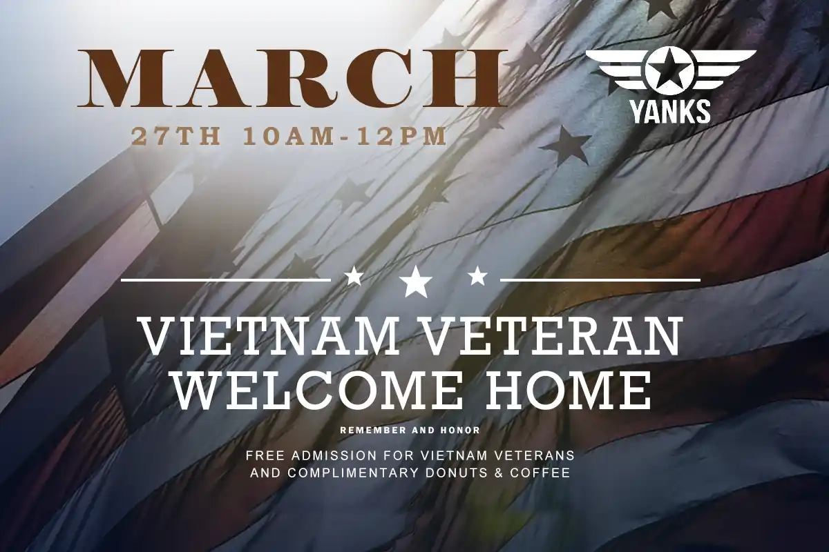 Vietnam Veteran Welcome Home Celebration at Yanks Air Museum