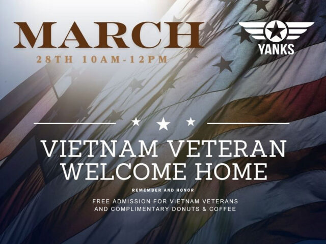 Vietnam Veteran Welcome Home - Remember and Honor - Saturday, March 28, 2026
