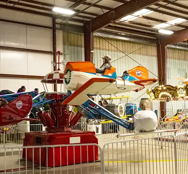 Kids Amusement Rides at Yanks Air Museum