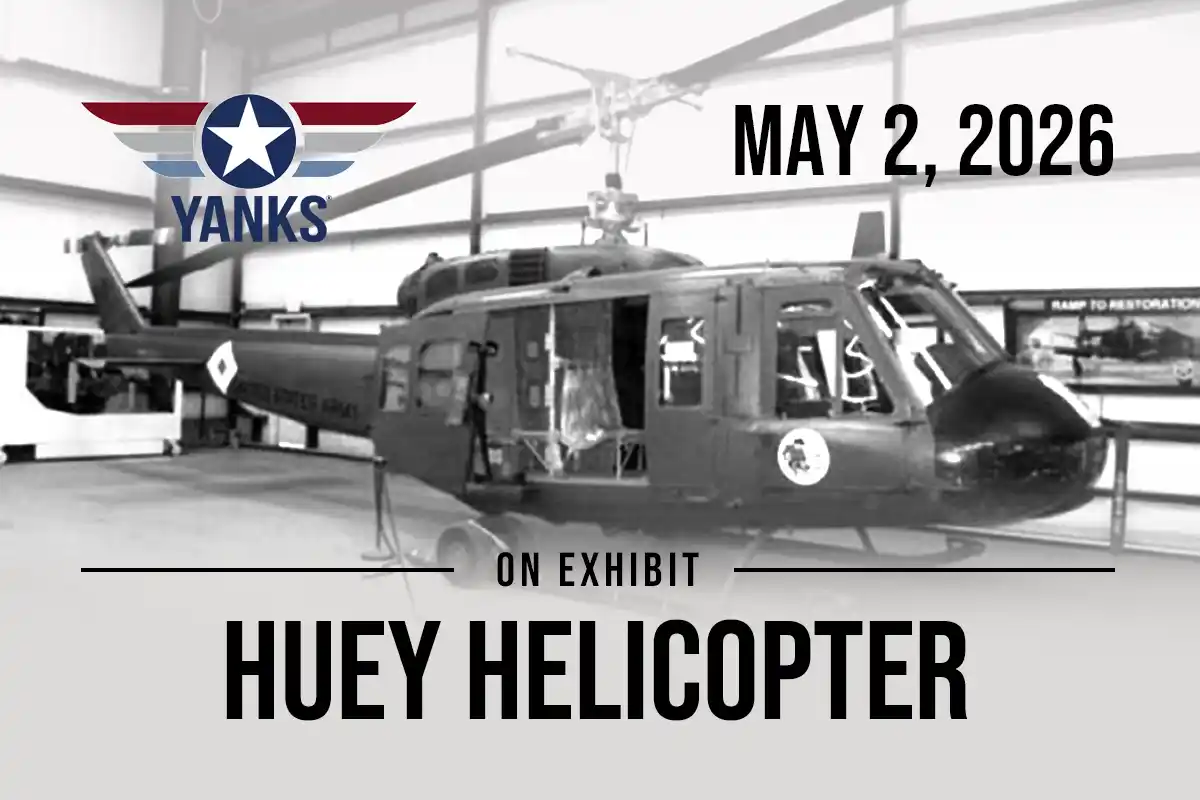 Huey Helicopter on Exhibit at Yanks Air Museum