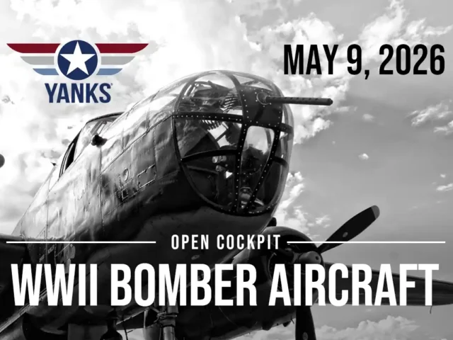 Open Cockpit WWII Bomber Aircraft at Yanks Air Museum