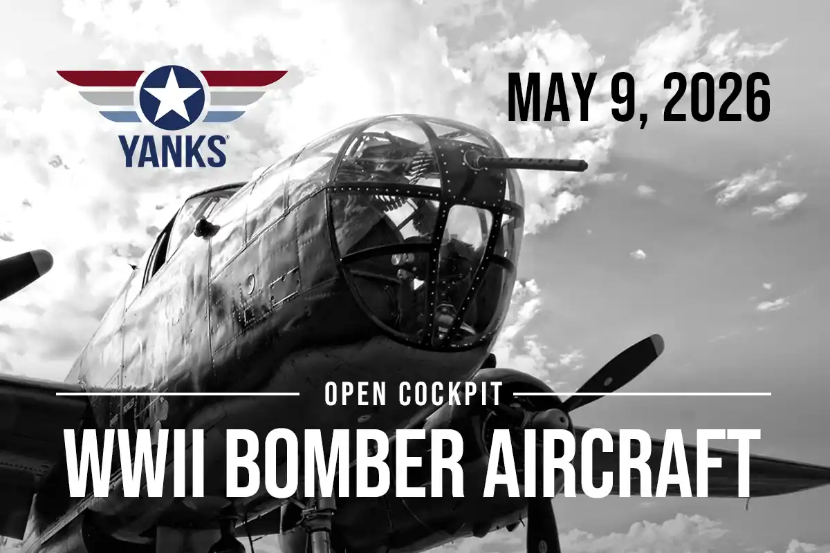 Open Cockpit WWII Bomber Aircraft at Yanks Air Museum