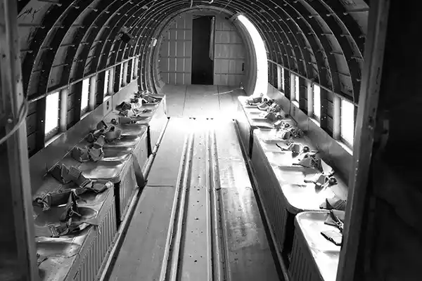 C-47 Skytrain inside view